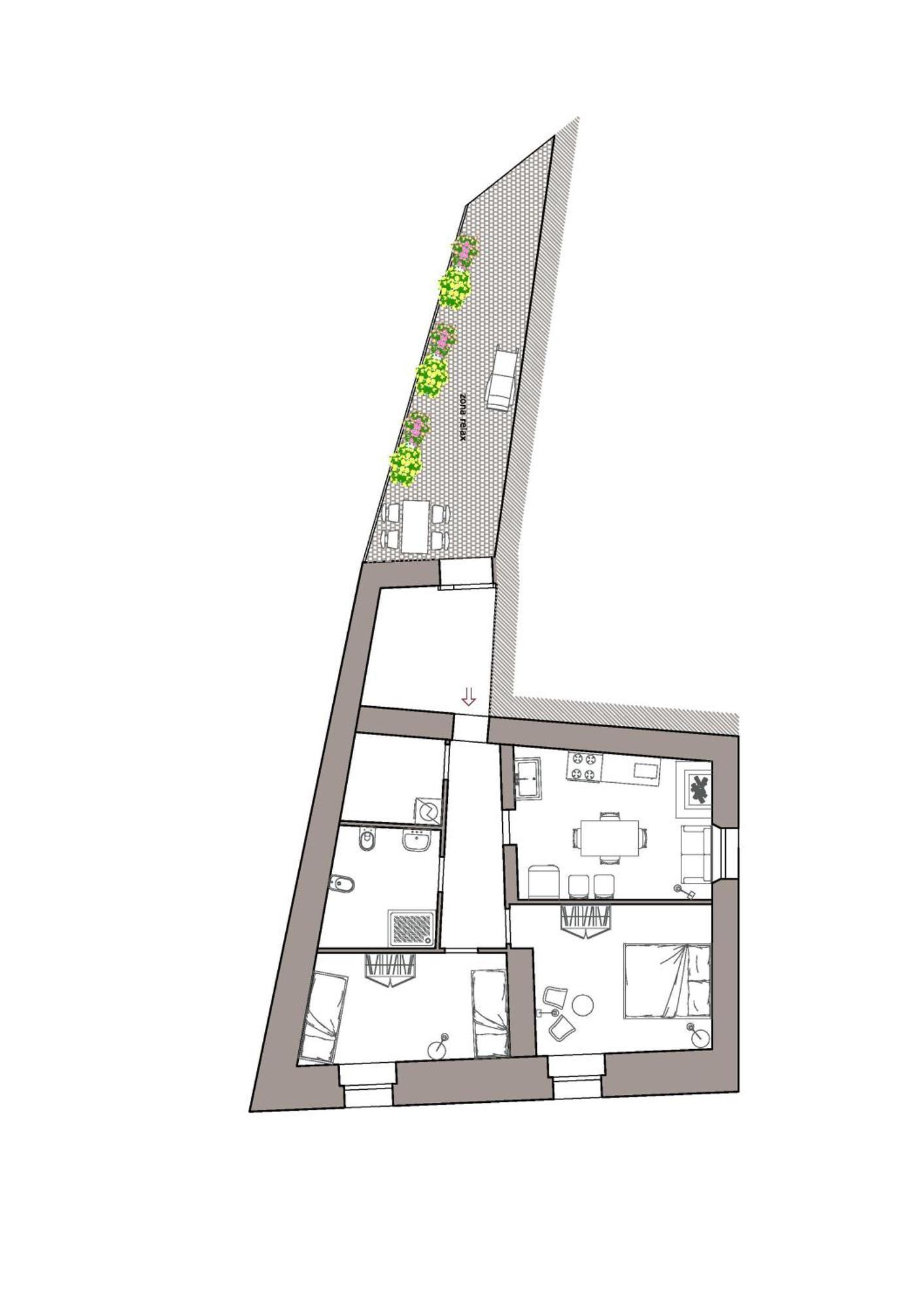 Casa Calvola Holiday Home Тено Стая снимка